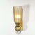 Pair of Modernist Hand-Blown Murano Fluted Glass Sconces in Frosted Smoked Topaz For Sale In New York - Image 6 of 18