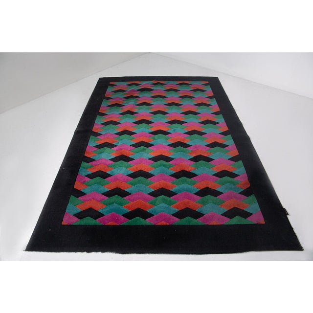 Postmodern Italian Rug by Missoni, 1980 For Sale - Image 9 of 9