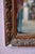 1950s Antique Bohemian Mirror in Embossed Metal Frame with Oak Leaves, 1950s For Sale - Image 5 of 10