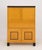 Richard Bloch Birds Eye Maple Cabinet, with ebonized trim, two-door cabinet above lift-top drawer and bottom two-door...