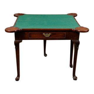 18th Century Georgian Mahogany Game Table For Sale