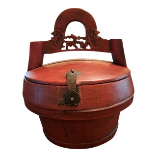 Antique Chinese Tea Caddy, Circa Late 1800s For Sale
