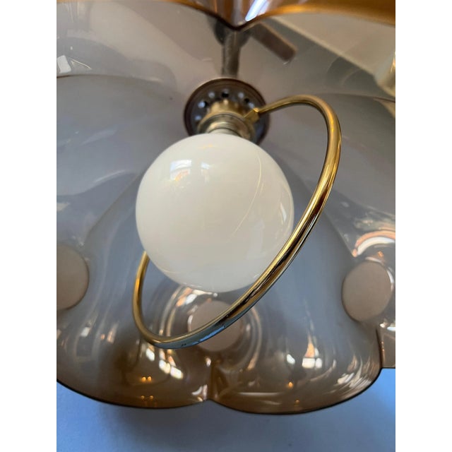 Mid-Century Modern Space Age Pendant Light from Herda, 1970s For Sale - Image 7 of 11