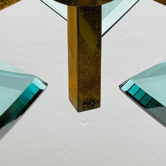 Vintage Art Glass Pendant Lamp from Fontana Arte, Italy, 1950s For Sale - Image 9 of 13