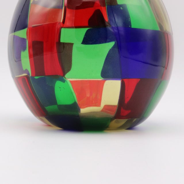 1980s "Pezzato" Vase by Fulvio Bianconi for Venini For Sale In New York - Image 6 of 11
