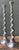 Vintage Spiral Aluminum Candle Holders - A Pair For Sale - Image 9 of 12
