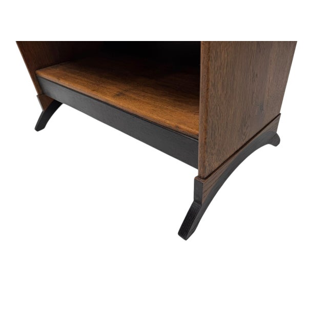 1920s Art Deco Amsterdam School Drop-Leaf Desk by Willem Penaat for Metz and Co, 1920s For Sale - Image 5 of 13