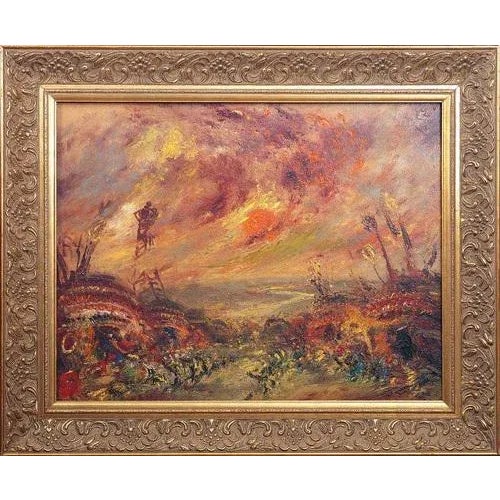 Stage Design for the Opera Prince Igor, Oil on Board, 20th Century For Sale - Image 5 of 5