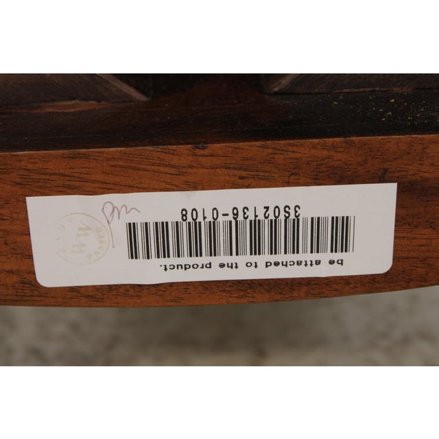 Set of 6 Maitland Smith Shield Back Mahogany Dining Chairs For Sale - Image 18 of 18