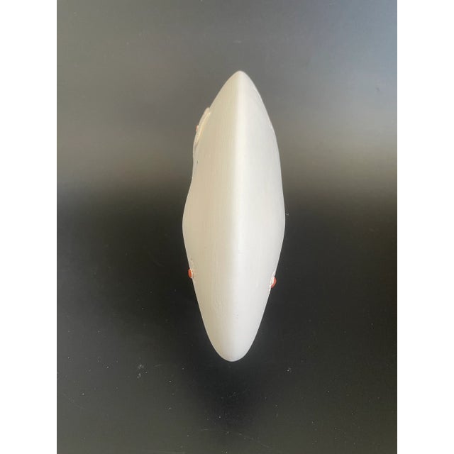 Native American Late 20th Century Acoma Pottery Whiteware Etched & Cut Out Spirit Bear by Elliott & Zelda Garcia For Sale - Image 3 of 13