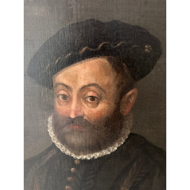 Large-Scale Late 19th–Early 20th Century European Historicist Portrait Painting For Sale - Image 9 of 11