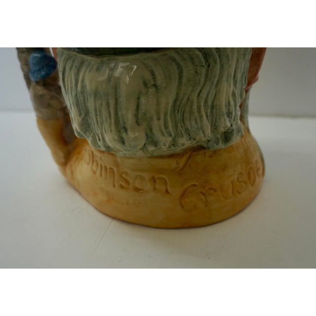 Mid 20th Century Vintage Royal Doulton "Robinson Crusoe" Character Jug – D 6532 (C. 1959-1960) For Sale - Image 5 of 7