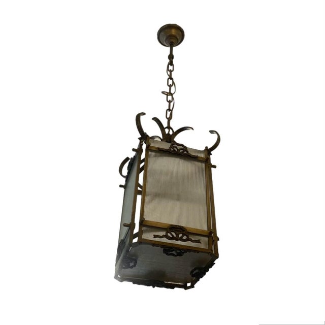 Art Nouveau Farolillo Pendant Light For Sale - Image 4 of 4