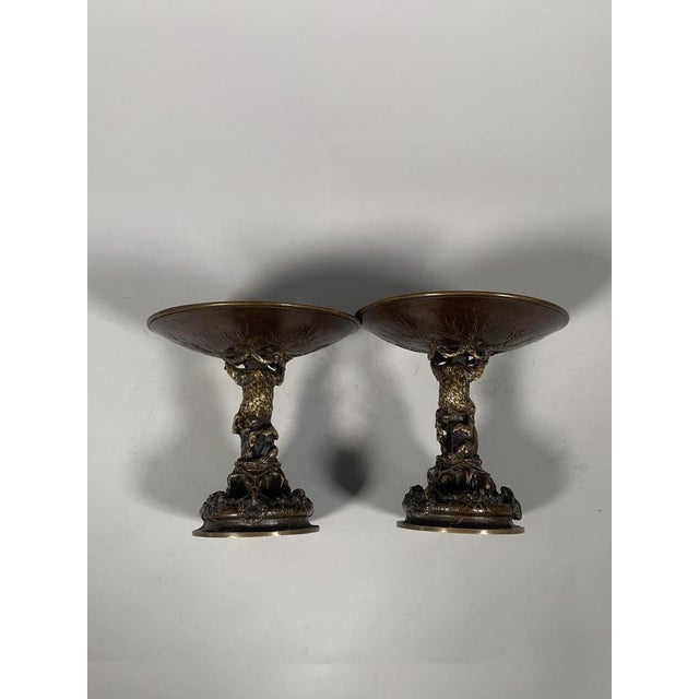Bronze Bowls with Bears by Christophe Fratin, 1800s, Set of 2 For Sale - Image 6 of 9