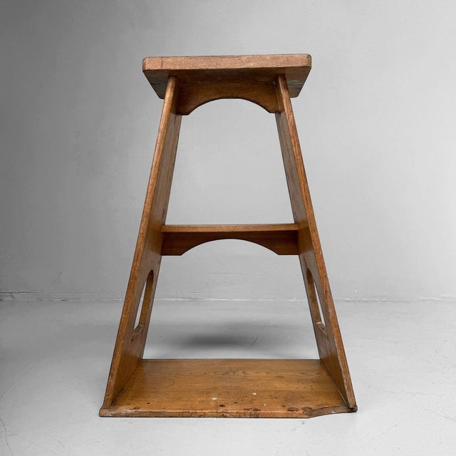 Vintage Japanese Wooden Fumidai Step Stool, 1950-1960 For Sale - Image 9 of 10