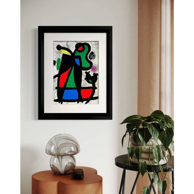 An original Joan Miró color lithograph printed by Arte, Paris in 1970 and documented under the authoritative Cramer 134...