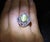 Late 20th Century Rare 8.95ct Natural Chrysoberyl Cat's Eye 2.60ct Diamond Platinum Ring Size 6.5 For Sale - Image 11 of 18
