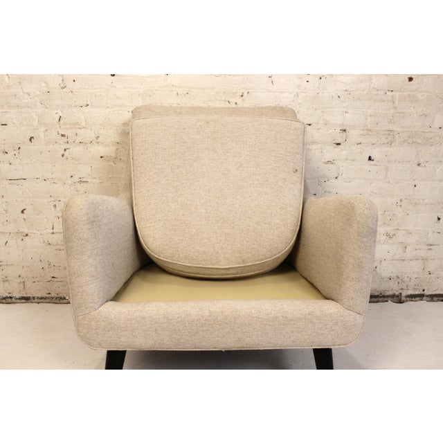 Cream Bucket Lounge Chair For Sale - Image 12 of 15