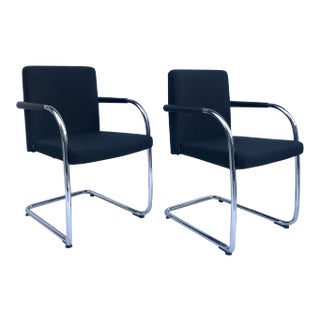 Modern Vitra Antonio Cittero Visaoft Cantilever Chairs - a Pair For Sale