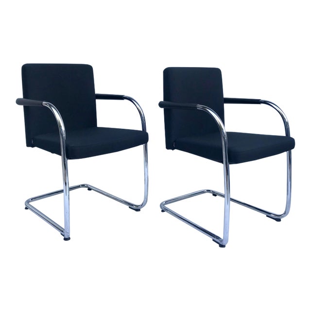 Modern Vitra Antonio Cittero Visaoft Cantilever Chairs - a Pair For Sale