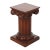 Classical Corinthian Column Style Carved Walnut Pedestal 20thC For Sale