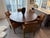 Mimi London Custom Dining Chairs, Set of Six, Solid Wood, Green Suede Seats For Sale - Image 9 of 13
