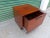1960s Kofod Larsen Rosewood End Table Bar Cabinet Secret Office File Drawer With Bottle Holders For Sale - Image 5 of 13