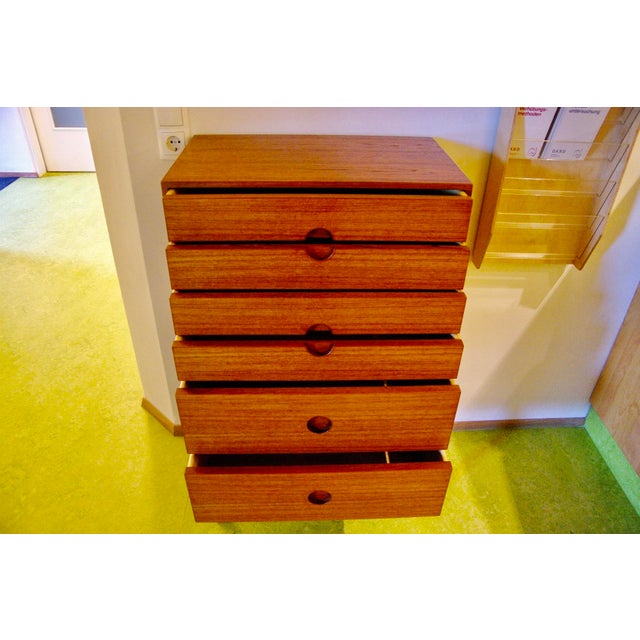 Wood Teak Model 385 Chest of Drawers by Aksel Kjersgaard, 1960s For Sale - Image 7 of 10