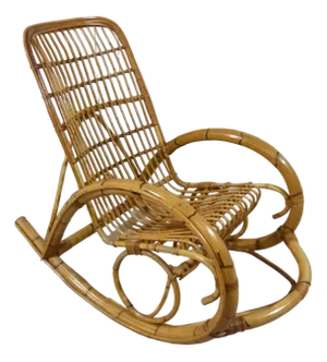 Rattan Rocking Chair, 1960s