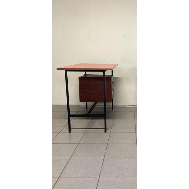 Desk with Colored Formica Top, 1960s For Sale - Image 9 of 11
