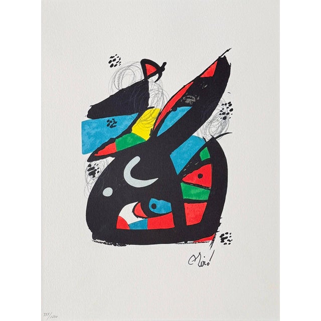 Joan Miró, La Mélodie Acide, Planche XIII, 1980, Lithograph For Sale - Image 4 of 7