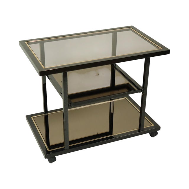 Bar Cart by Roger Van Hevel for Belgo Chrome, 1970s For Sale - Image 17 of 18