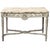 19th French Century Ivory Painted Center Table with Marble Top For Sale - Image 9 of 9