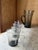 Mid-Century Modern Smoky Grey Woodgrain Bark Glass Pitcher and Tumbler Set, 1970, Set of 5 For Sale - Image 14 of 16