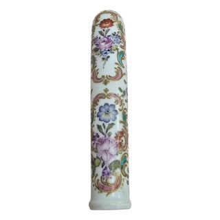 Hand-Painted Porcelain Door Handle, 19th Century For Sale
