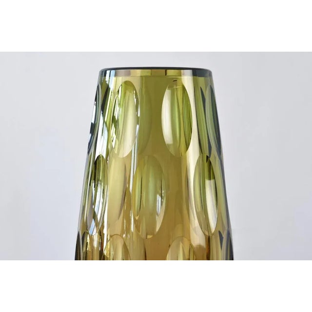 Large Art Glass Vase by Erich Jachmann for WMF, Germany, 1955 For Sale - Image 4 of 7