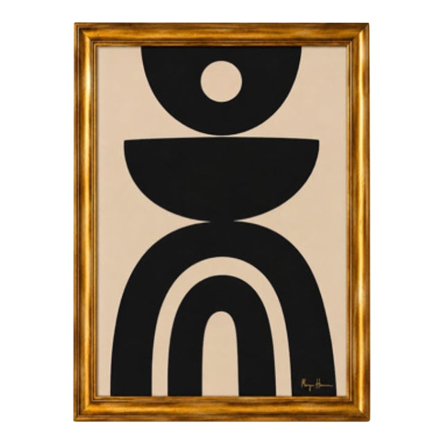 Balance in Form. Painting Framed by Bryan Boomershine For Sale