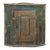 1790s Swedish Gustavian Period Blue Painted Wall Hanging Corner Cabinet For Sale