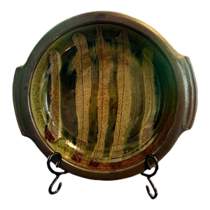 Brad Tucker Cedar Creek Stoneware Serving Platter-Nc Studio Pottery-Handled Tray