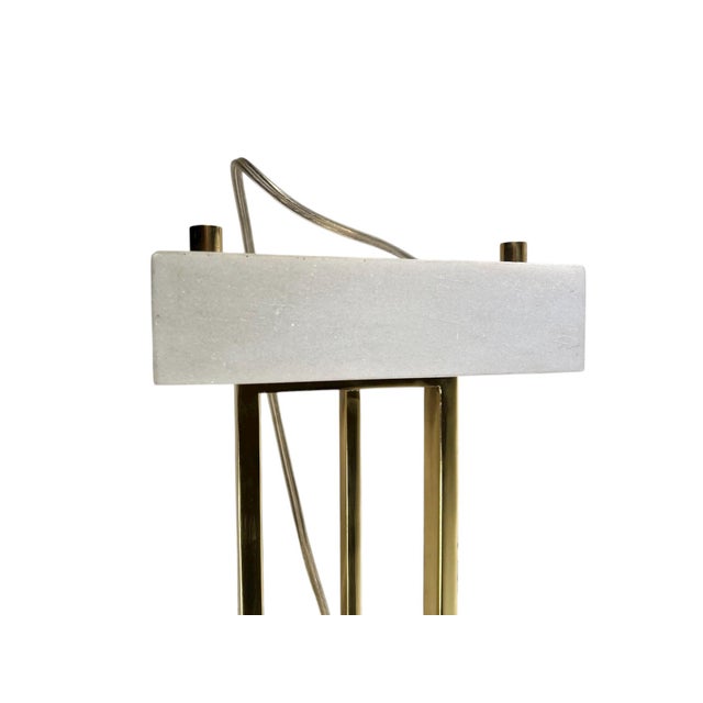 Late 20th Century The Republic Lamp in Brass With Shade For Sale - Image 11 of 12