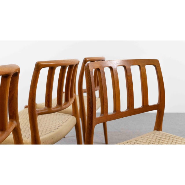 Vintage Danish Teak Chairs by Niels O. Möller, 1970s, Set of 4 For Sale - Image 14 of 18