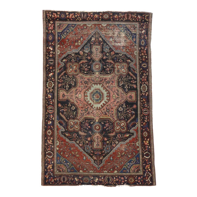 Early 20th Century Persian Farahan Rug, 04'01 X 06'04 For Sale