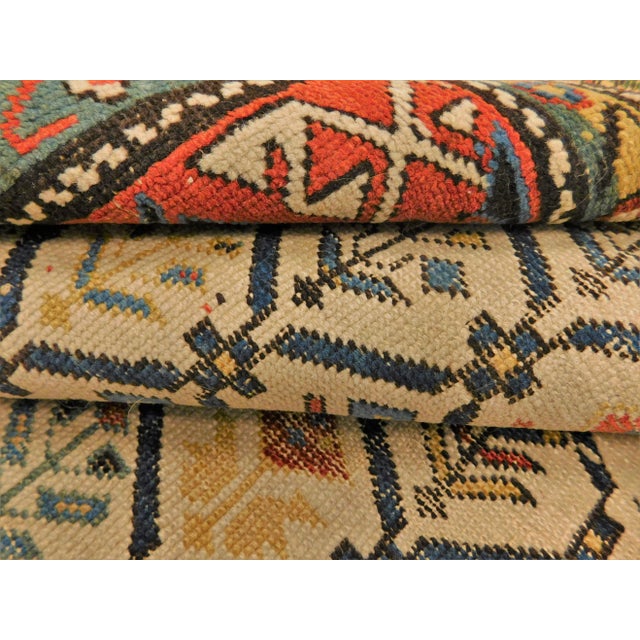 1920s Vintage Distressed Caucasian Daghestan Prayer Rug - 3'3"x 5' For Sale - Image 11 of 13