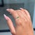 Not Yet Made - Made To Order Minimalist Baguette-Cut Tsavorite & Diamond Pave Band Ring in 14k Yellow Gold Size 7 For Sale - Image 5 of 15