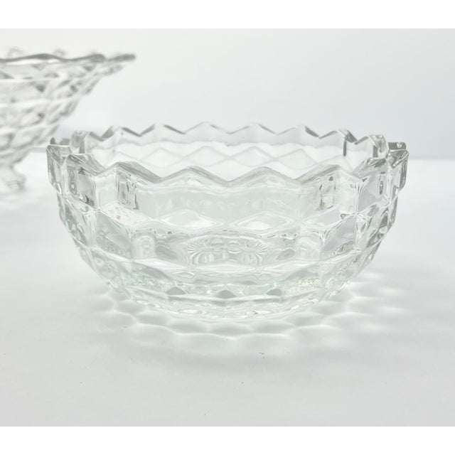 1960s Fostoria “American” Glass Dinnerware Serving Hostess Set - 6 pcs For Sale - Image 12 of 12