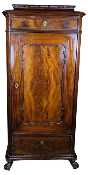 Tall Cabinet in Polished Mahogany, 1850s