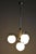 Bauhaus Chandelier in Chrome-Plated Steel and Opaline Glass, Czech, 1920s For Sale - Image 9 of 11