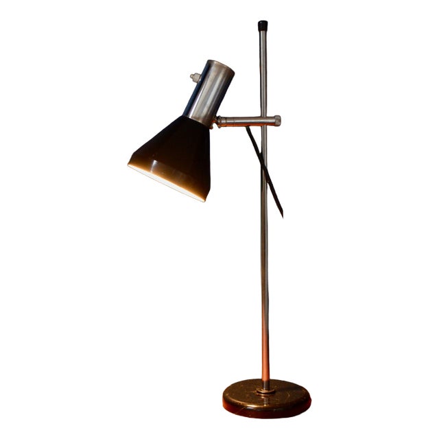 Modernist Adjustable Desk Lamp, 1960s For Sale