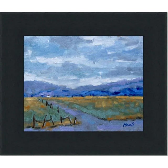 2020s Desertscapes — Crossroads Nevada Modern Oil Painting For Sale - Image 5 of 5