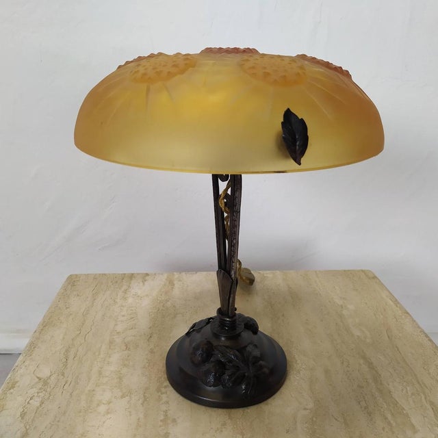 Art Deco Amber Lamp, 1920s For Sale - Image 3 of 18